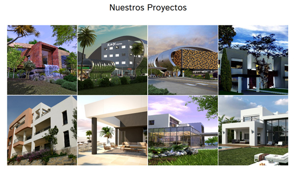 Pagina Web Gonzalez & Jacobson Arquitectura - Proyectos